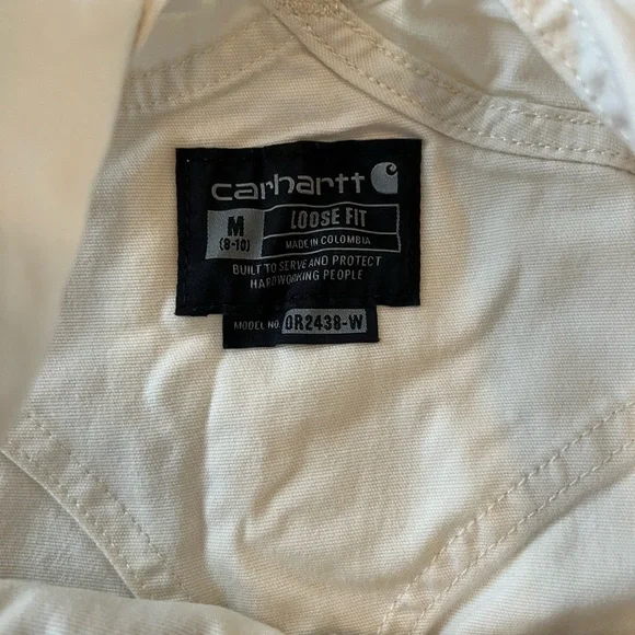 Carhartt White Overalls - Picture 2 of 4